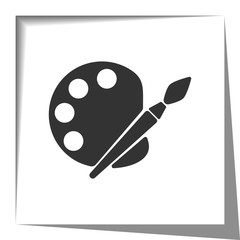 palette paper cut out