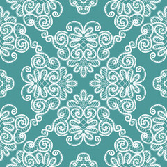 Abstract seamless lace pattern
