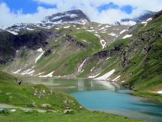 alpine reservoir near Gorner Glacier