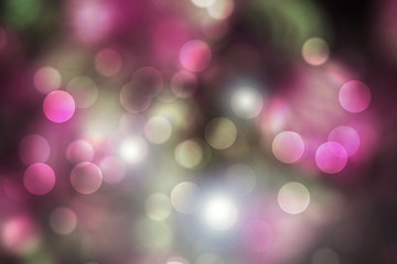 Pink bokeh