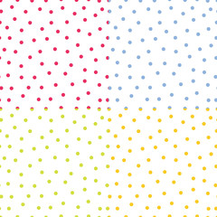 Cute polka dot seamless pattern. Vector.