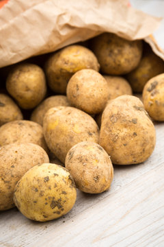 Potatoes in Paper Bag