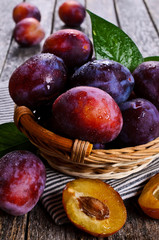 Fresh plum