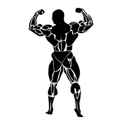 Bodybuilding, Powerlifting, vector