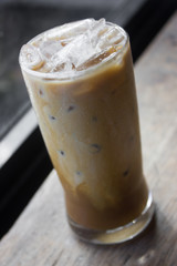 Iced coffee.