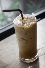 Iced coffee.