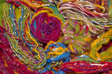 Handmade art yarns