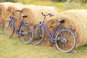 zwei Fahrräder