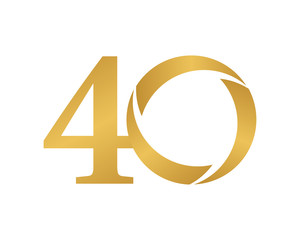 golden ring logo number 40