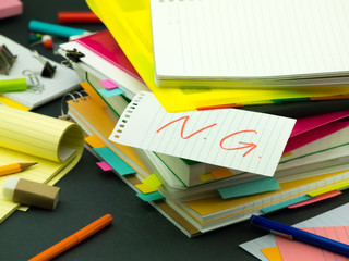 The Pile of Business Documents; NG