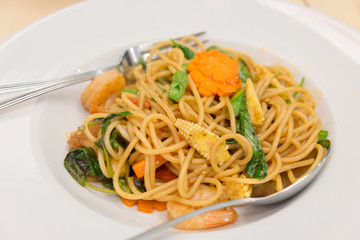 spaghetti dish