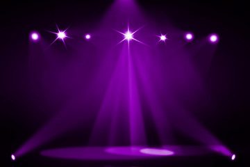 Purple stage background