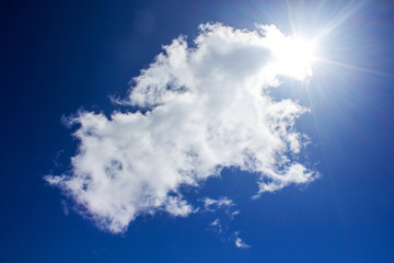 Cloud and sun