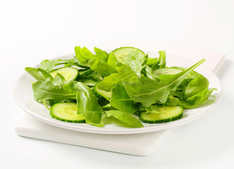 Rocket and cucumber salad