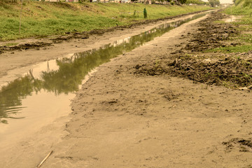 No water in the canal