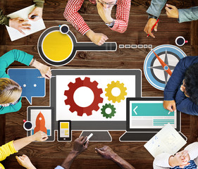 Digital Device Computer Connecting Internet Online Concept