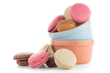 Colorful French Macarons