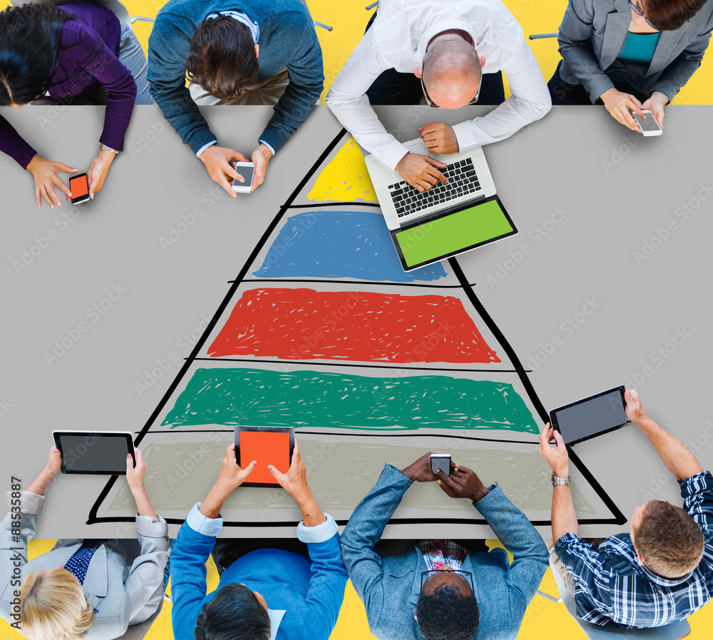 Aufkleber analysis strategy chart data graph information concept