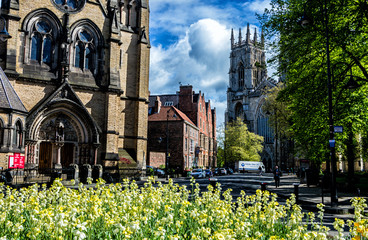 York, walking to the Minster 