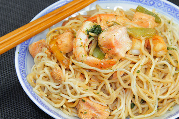 nouilles aux crevettes et saumon 04082015