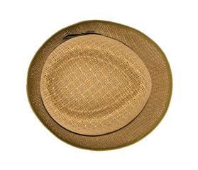 Fototapeta na wymiar Brown hat isolated on a white background