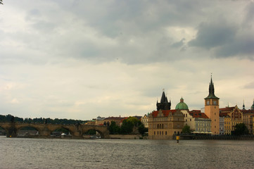 Prague, Vltava, cityscape