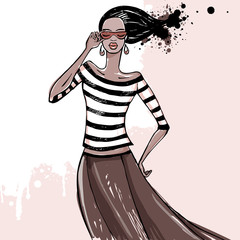 Beautiful Fashion woman.