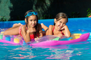 Water mattress baby girls