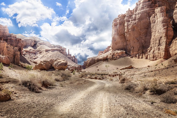 Obraz premium Charyn canyon in Kazakhstan