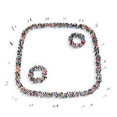 group  people  shape  domino