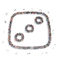 group  people  shape  domino