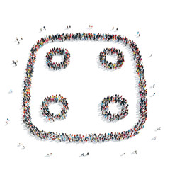 group  people  shape  domino