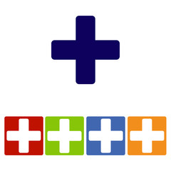 Icons set about medicine