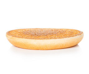 Hamburger, cheeseburger bun on a white background © bestphotostudio