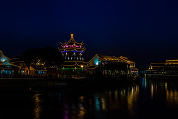 Suzhou bei Nacht