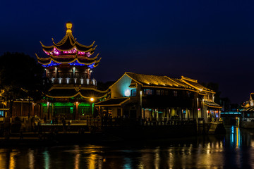 Suzhou bei Nacht