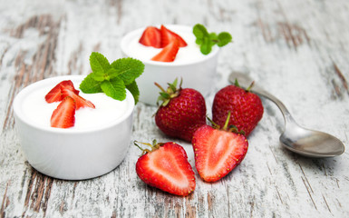 Strawberry yogurt