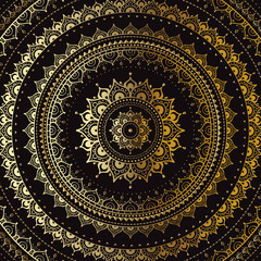 Gold mandala