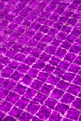 Background of water in the swimming pool with a wave.