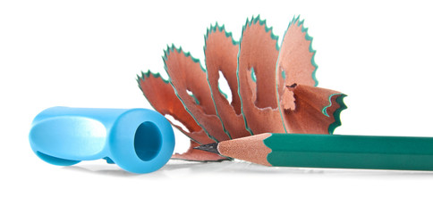 pencil and sharpener