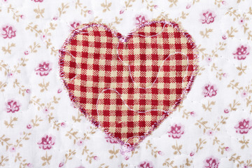 fabric texture pattern heart