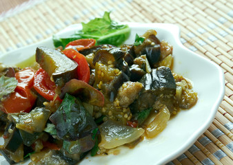 Mediterranean eggplant  dish
