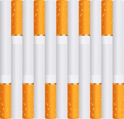 Cigarettes as a background