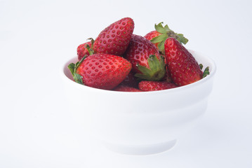 strawberry, fresh red strawberry on background