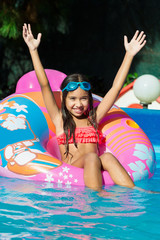 Happy summer girl