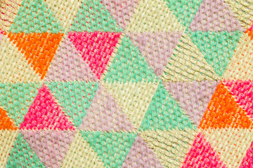 Fototapeta na wymiar Colorful Fabric pattern background