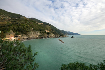 Fototapeta na wymiar Mediterranean Coastline, Italy