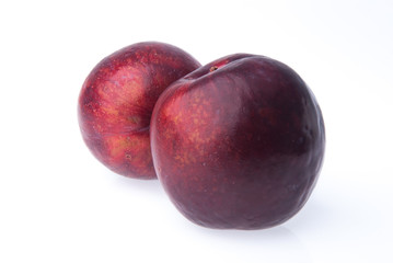 Plum or Sweet Ripe Plum fruit on a background.