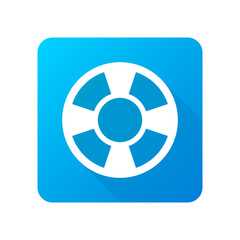 Long-Shadow Blue App Icon Design