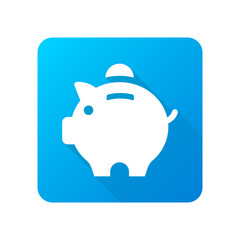 Long-Shadow Blue App Icon Design
